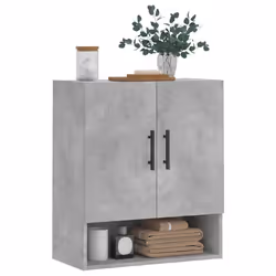 Armadietto a Muro Grigio Cemento 60x31x70 cm Legno Multistratocod mxl 82091 - Vista aggiuntiva 3