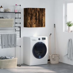 Armadietto a Muro Rovere Fumo 60x31x60 cm in Legno Multistratocod mxl 82077
