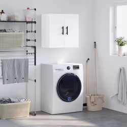 Questo armadietto pensile è pensato per essere un'estensione sia decorativa che pratica del vostro arredamento. Materiale res ...