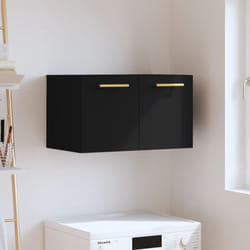Vidaxl - Armadietto da bagno, Mobile a Parete Nero 60x36, 5x35 cm in Legno Multistrato