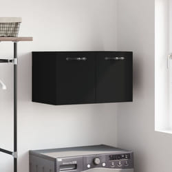 Vidaxl - Mobile a Parete Nero 60x36,5x35 cm in Legno Multistrato