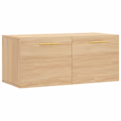 vidaXL Mobile a Parete Rovere Sonoma 80x36,5x35 cm Legno Multistrato - Vista aggiuntiva 2