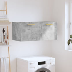 Mobile a Parete Grigio Cemento 80x36,5x35 cm Legno Multistratocod mxl 79977