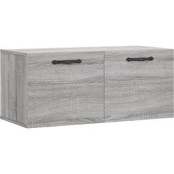 Vidaxl - Mobile a Parete Grigio Sonoma 80x36,5x35cm in Legno Multistrato