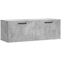 Vidaxl - Mobile a Parete Grigio Cemento 100x36,5x35 cm Legno Multistrato