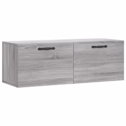 vidaXL Mobile a Parete Grigio Sonoma 100x36,5x35 cm Legno Multistrato - Vista aggiuntiva 2