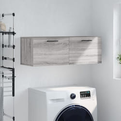 Vidaxl - Armadietto da bagno, Mobile a Parete Grigio Sonoma 100x36, 5x35 cm Legno Multistrato