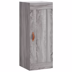 vidaXL Mobile a Parete Grigio Sonoma 34,5x34x90 cm Legno Multistrato - Vista aggiuntiva 2