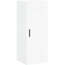 Armadietto a Muro Bianco 34,5x34x90 cm in Legno Multistrato vidaXL