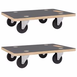 Pedane 2 pz Rettangolari 50x35x11,5 cmcod mxl 71157 - Vista aggiuntiva 2
