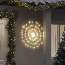 Vidaxl - Illuminazioni di Natale Galassia 140 led 2pz Bianco Caldo 17 cm 74708