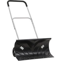 Vidaxl - Pala da Neve con Manico Allungabile Nero 66cm Lama Acciaio