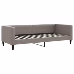 vidaXL Letto da Giorno Tortora 80x200 cm in Tessuto - Vista aggiuntiva 2