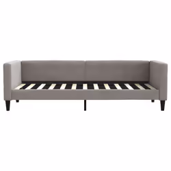 vidaXL Letto da Giorno Tortora 80x200 cm in Tessuto - Vista aggiuntiva 3