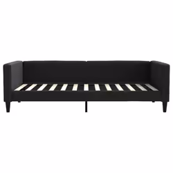 Letto da Giorno Nero 100x200 cm in Tessutocod mxl 70868 - Vista aggiuntiva 3