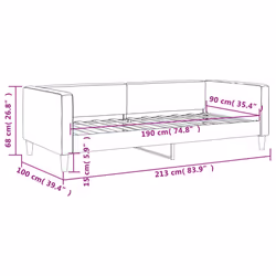 VidaXL 353993 divano Divano letto Grigio - Vista aggiuntiva 8