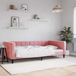 Letto da Giorno Rosa 100x200 cm in Vellutocod mxl 81905