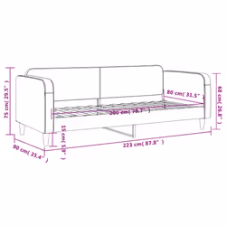 VidaXL 354030 divano Divano letto Nero - Vista aggiuntiva 8