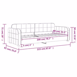 VidaXL 354053 divano Divano letto Verde - Vista aggiuntiva 8