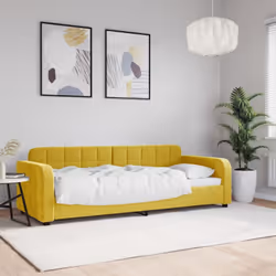 Questo letto da giorno 2 in 1, che funge sia da divano che da letto, è un'aggiunta pratica e accattivante al vostro salotto o ...