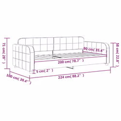 VidaXL 354060 divano Divano letto Verde - Vista aggiuntiva 8