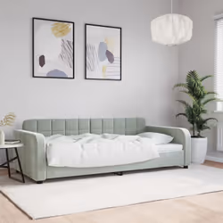 Questo letto da giorno 2 in 1, che funge sia da divano che da letto, è un'aggiunta pratica e accattivante al vostro salotto o ...