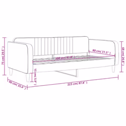 VidaXL 354079 divano Divano letto Grigio - Vista aggiuntiva 8