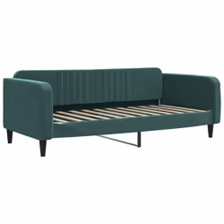 Letto da Giorno Verde Scuro 90x200 cm in Vellutocod mxl 118616 - Vista aggiuntiva 2