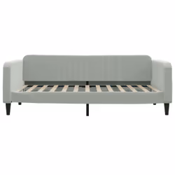 Letto da Giorno Grigio Chiaro 100x200 cm in Vellutocod mxl 70653 - Vista aggiuntiva 3