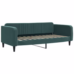 Letto da Giorno Verde Scuro 100x200 cm in Vellutocod mxl 118624 - Vista aggiuntiva 2