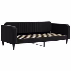 Letto da Giorno Nero 100x200 cm in Vellutocod mxl 118615 - Vista aggiuntiva 2