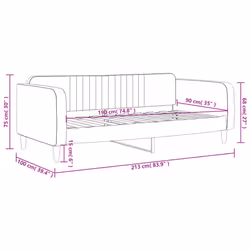 VidaXL 354101 divano Divano letto Nero - Vista aggiuntiva 8