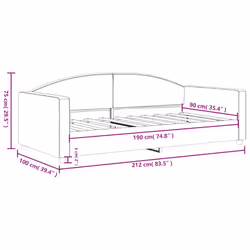 VidaXL 354116 divano Divano letto Grigio - Vista aggiuntiva 8