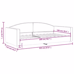 VidaXL 354119 divano Divano letto Grigio talpa - Vista aggiuntiva 8