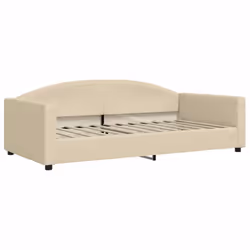 Letto da Giorno Crema 100x200 cm in Tessutocod mxl 94648 - Vista aggiuntiva 2