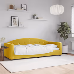 VidaXL 354134 divano Divano letto Giallo