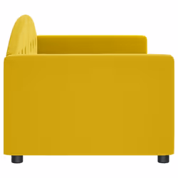 VidaXL 354134 divano Divano letto Giallo - Vista aggiuntiva 4