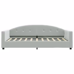 Letto da Giorno Grigio Chiaro 90x190 cm in Vellutocod mxl 81892 - Vista aggiuntiva 3