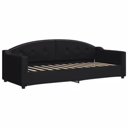Letto da Giorno Nero 80x200 cm in Tessutocod mxl 70969 - Vista aggiuntiva 2