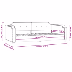 VidaXL 354200 divano Divano letto Grigio - Vista aggiuntiva 8
