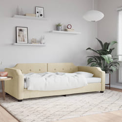 Letto da Giorno Crema 100x200 cm in Tessutocod mxl 129782