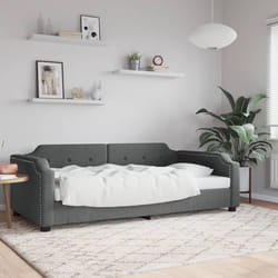 Letto da Giorno Grigio Scuro 90x190 cm in Tessutocod mxl 129784