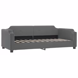 Letto da Giorno Grigio Scuro 90x190 cm in Tessutocod mxl 129784 - Vista aggiuntiva 2