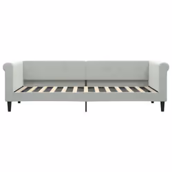 Letto da Giorno Grigio Chiaro 80x200 cm in Vellutocod mxl 118628 - Vista aggiuntiva 3