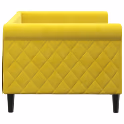 VidaXL 354242 divano Divano letto Giallo - Vista aggiuntiva 4