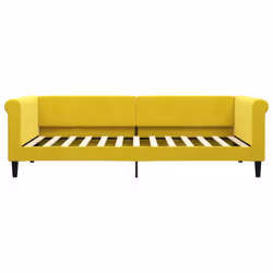 Letto da Giorno Giallo 90x200 cm in Vellutocod mxl 118625 - Vista aggiuntiva 3