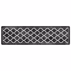 Tappeto Lavabile Nero e Bianco 80x300 cm Antiscivolocod mxl 84953 - Vista aggiuntiva 2