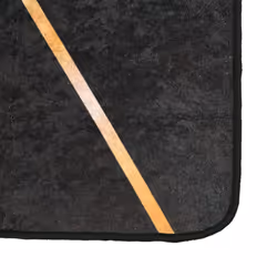 Tappeto Lavabile Nero e Oro 160x230 cm Antiscivolocod mxl 108908 - Vista aggiuntiva 3