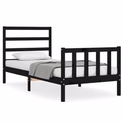 VidaXL 3191895, Nero, 955 mm, 2,06 m, 1000 mm, 900 x 2000 mm, 21 cm
