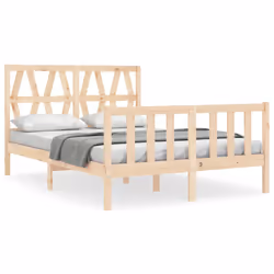 Giroletto con Testiera 140x190 cm in Legno Massellocod mxl 100896 - Vista aggiuntiva 2